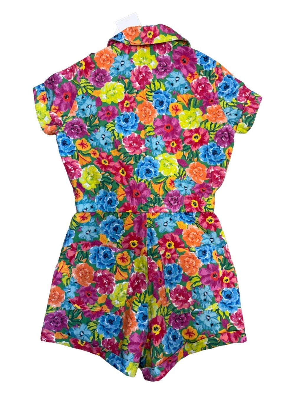 SHOW ME YOUR MUMU Cannon Romper Denim Bright Floral - Picture 2 of 13